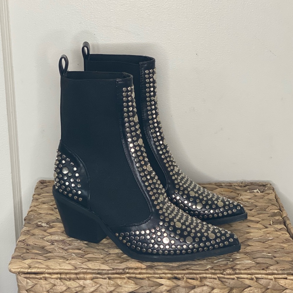 Nasty Gal Studded Boots